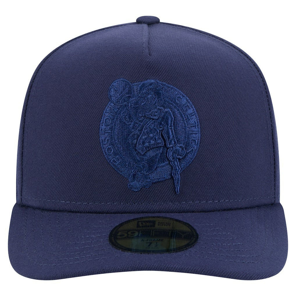Boston Celtics Colorpack A-Frame Pinch Front 59FIFTY Fitted Hat Navy - New Era