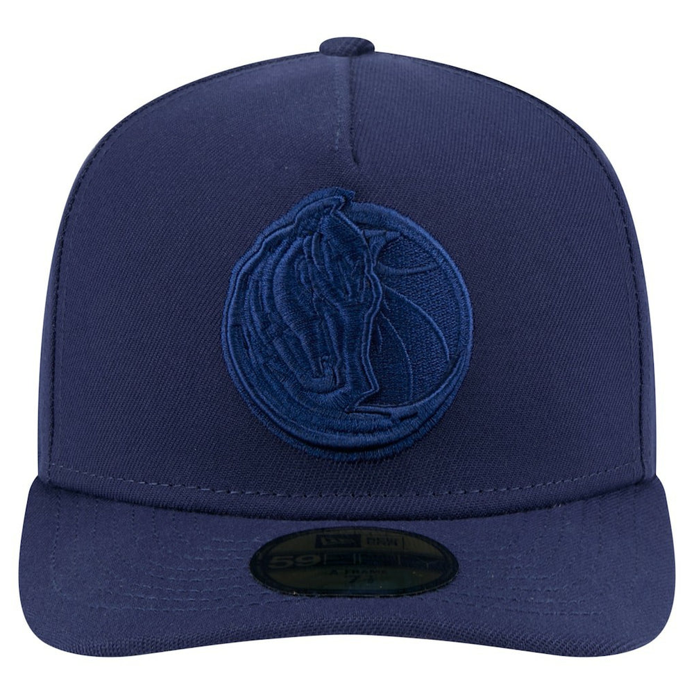 Dallas Mavericks Colorpack A-Frame Pinch Front 59FIFTY Fitted Hat Navy - New Era