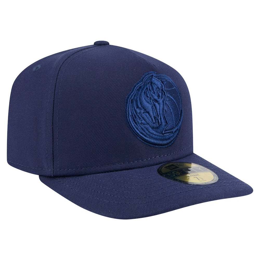 Dallas Mavericks Colorpack A-Frame Pinch Front 59FIFTY Fitted Hat Navy - New Era