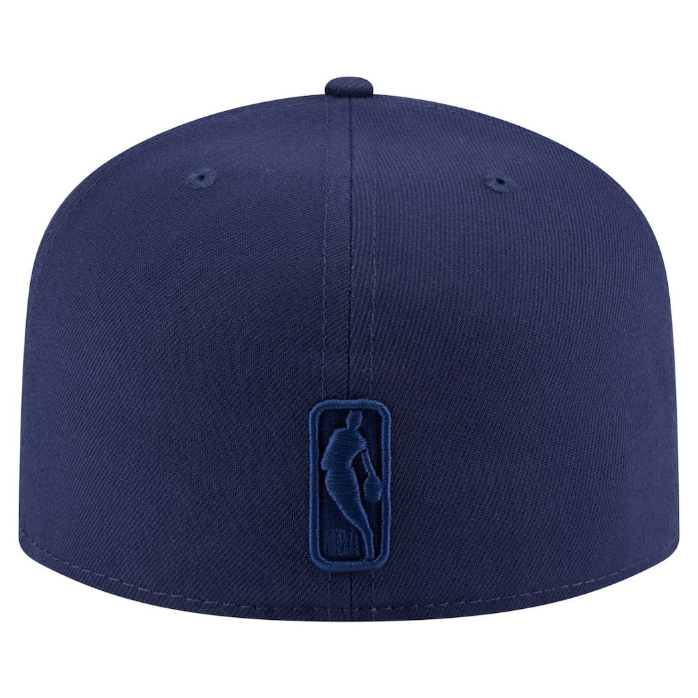 Dallas Mavericks Colorpack A-Frame Pinch Front 59FIFTY Fitted Hat Navy - New Era