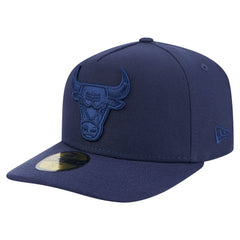 Chicago Bulls Colorpack A-Frame Pinch Front 59FIFTY Fitted Hat Navy - New Era