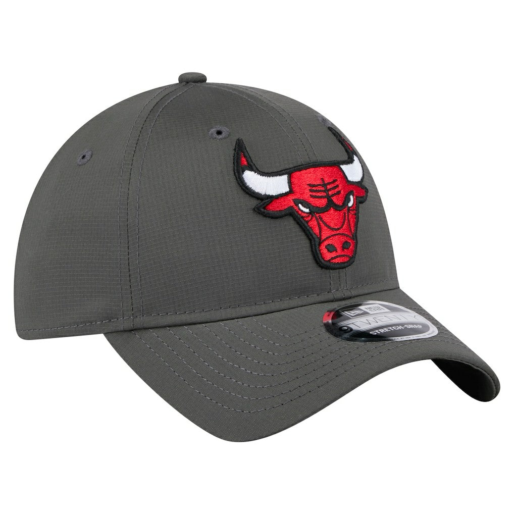 Chicago Bulls Active Ripstop 9TWENTY Adjustable Hat Charcoal - New Era