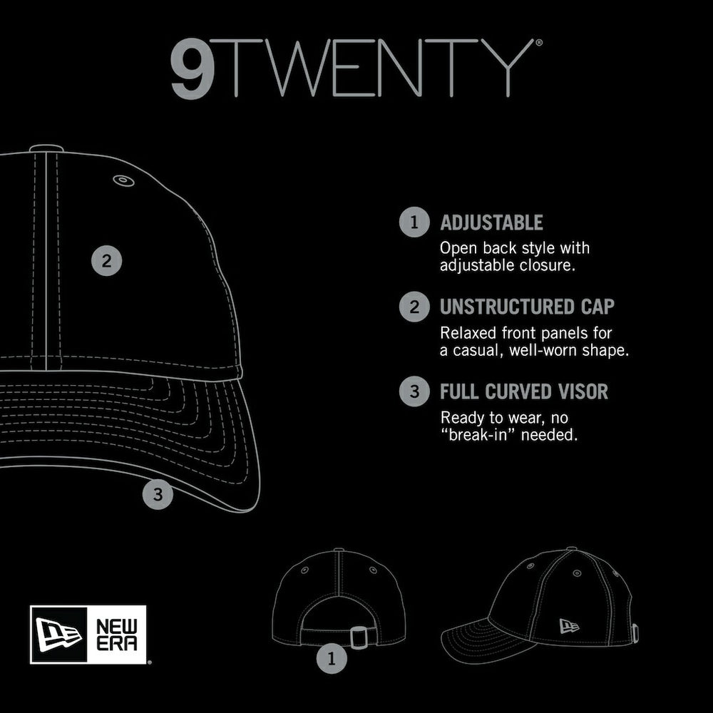 Chicago Bulls Active Ripstop 9TWENTY Adjustable Hat Charcoal - New Era