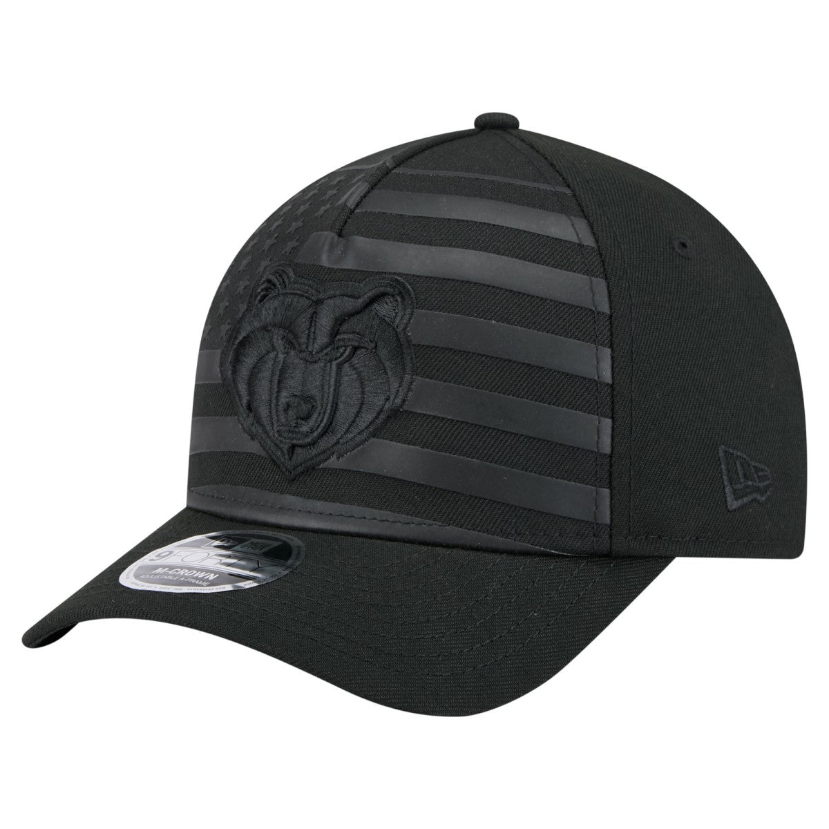Memphis Grizzlies Game Day Flag A-Frame 9FORTY Adjustable Hat Black - New Era