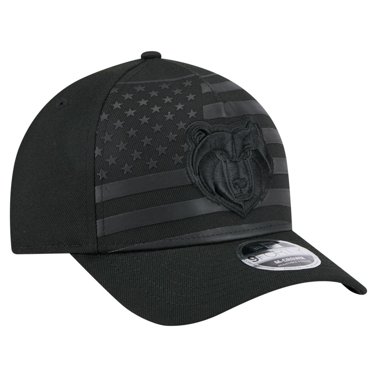 Memphis Grizzlies Game Day Flag A-Frame 9FORTY Adjustable Hat Black - New Era