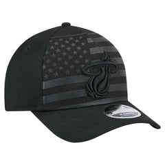 Miami Heat Game Day Flag A-Frame 9FORTY Adjustable Hat Black - New Era