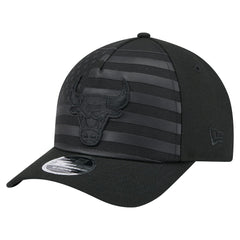 Chicago Bulls Game Day Flag A-Frame 9FORTY Adjustable Hat Black - New Era