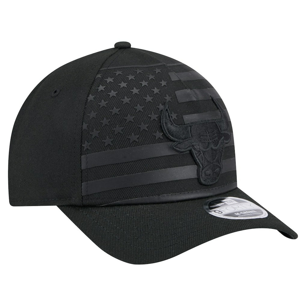 Chicago Bulls Game Day Flag A-Frame 9FORTY Adjustable Hat Black - New Era