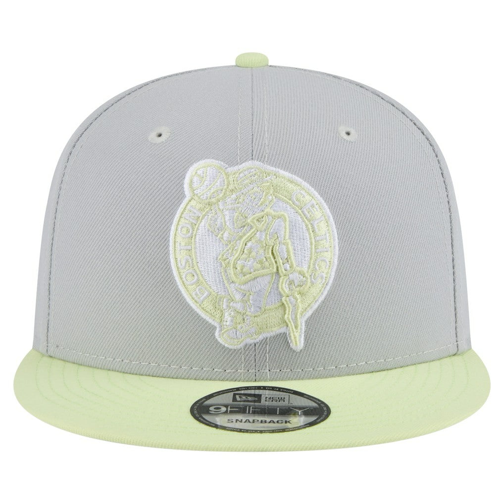 Boston Celtics Color Pack Two-Tone 9FIFTY Snapback Hat Gray/Light Green - New Era