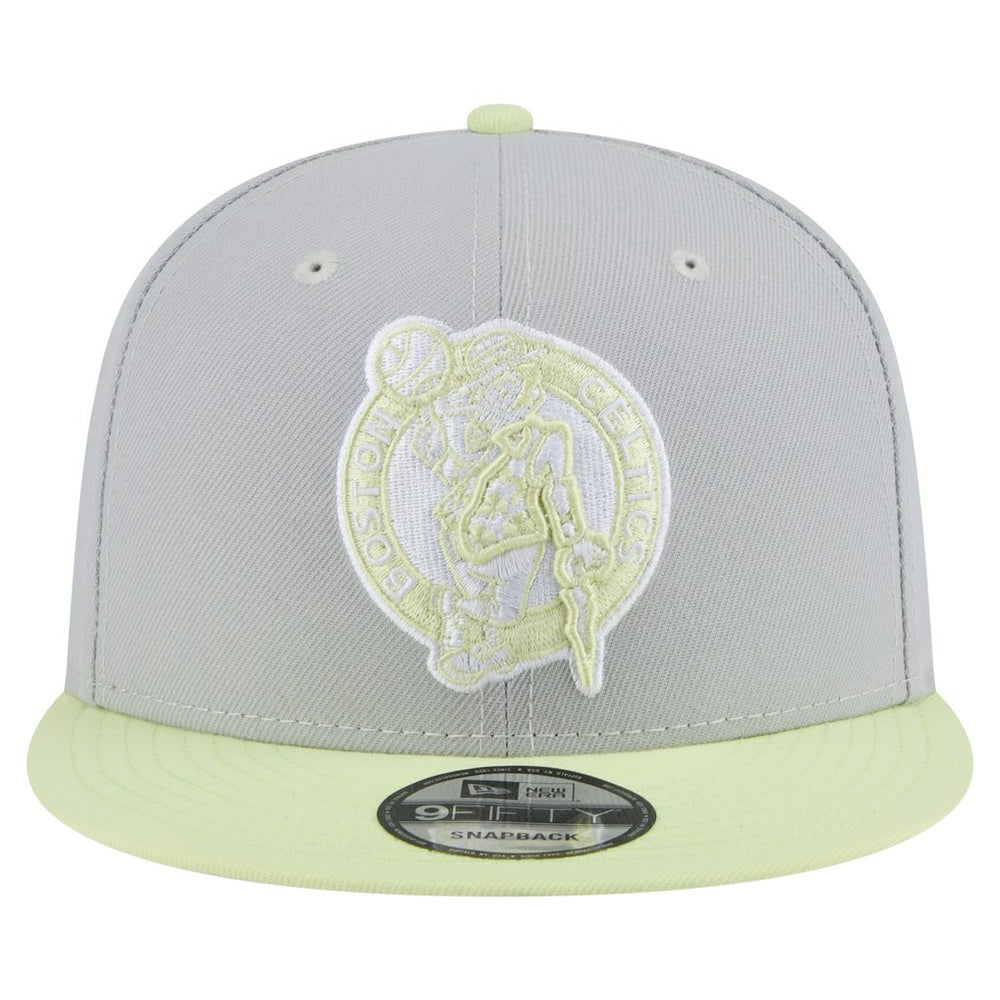Boston Celtics Color Pack Two-Tone 9FIFTY Snapback Hat Gray/Light Green - New Era