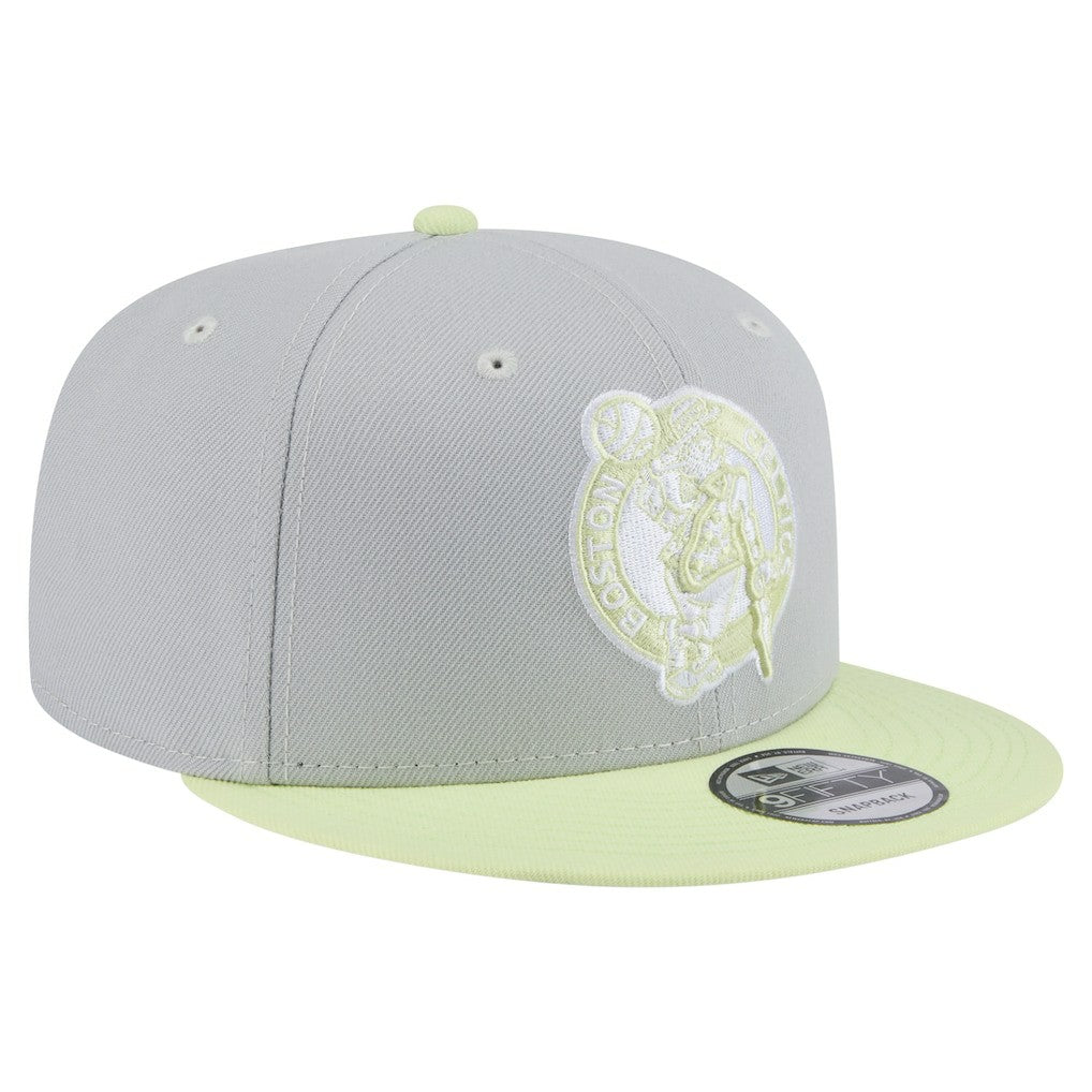 Boston Celtics Color Pack Two-Tone 9FIFTY Snapback Hat Gray/Light Green - New Era