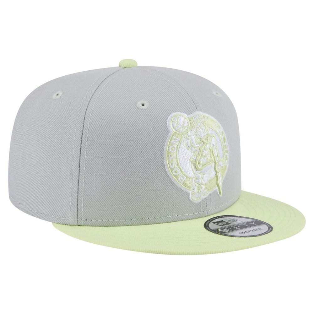 Boston Celtics Color Pack Two-Tone 9FIFTY Snapback Hat Gray/Light Green - New Era