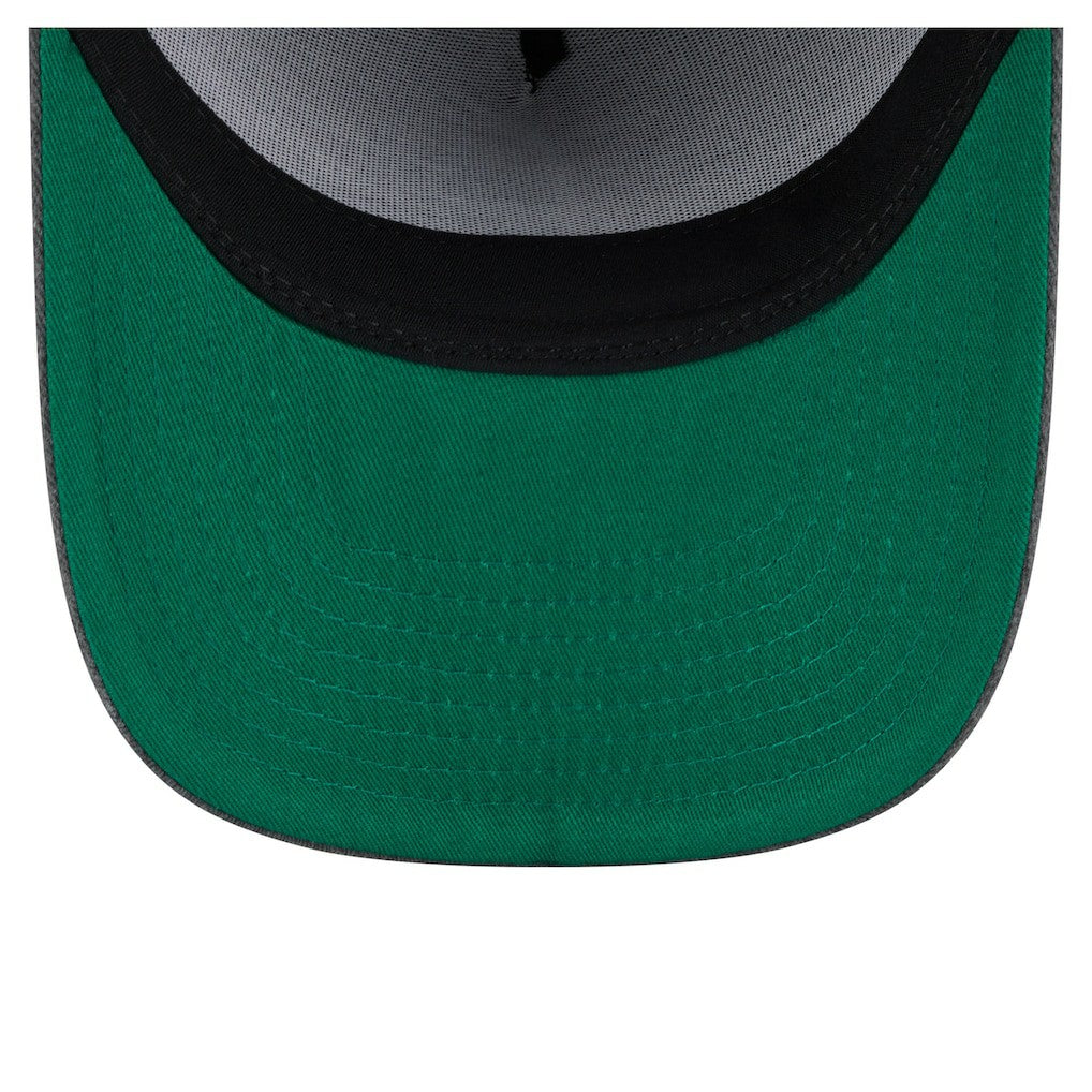 Golden State Warriors Throwback Washed Pre-Curved 9FIFTY Snapback Hat Charcoal - New Era outlet
