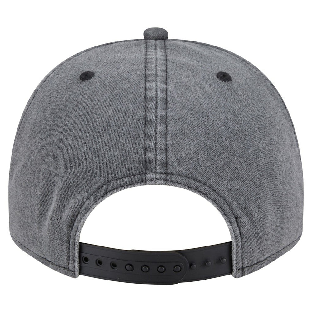 Philadelphia 76ers Throwback Washed Pre-Curved 9FIFTY Snapback Hat Charcoal - New Era
