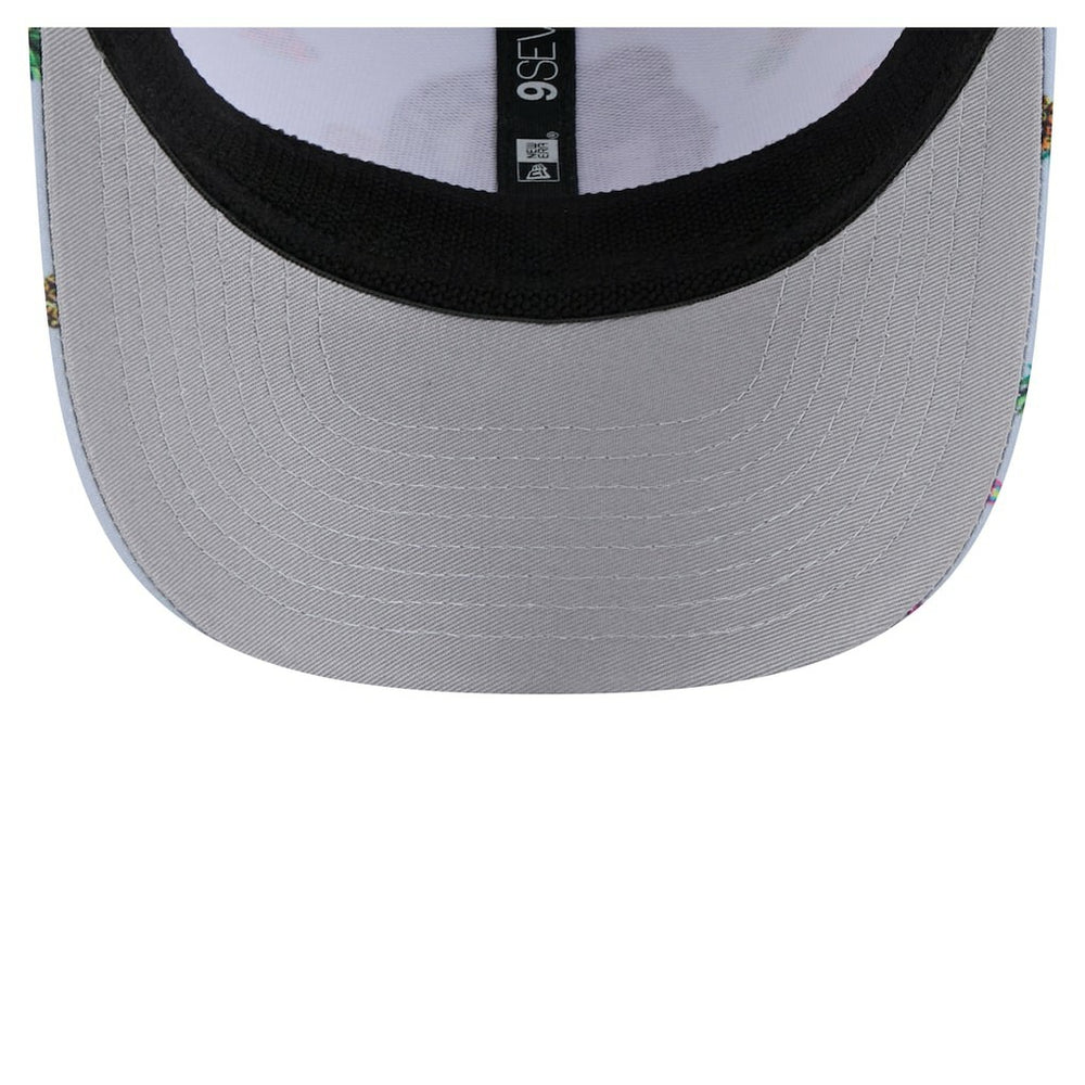 Boston Celtics Adventure Aloha Pattern 9SEVENTY Stretch-Snap Hat Light Blue/Gray - New Era