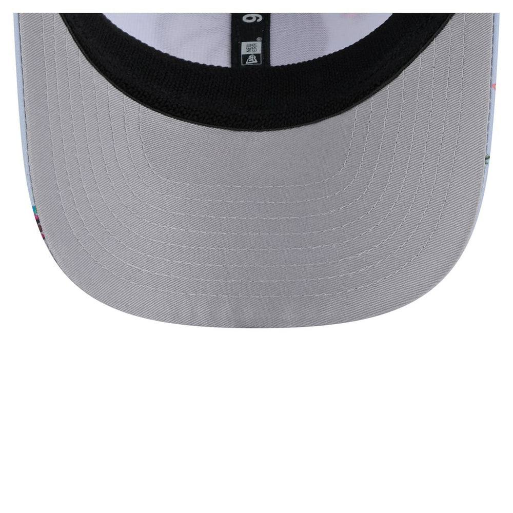 Dallas Mavericks Adventure Aloha Pattern 9SEVENTY Stretch-Snap Hat Light Blue/Gray - New Era