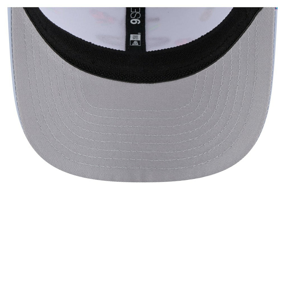 Houston Rockets Adventure Aloha Pattern 9SEVENTY Stretch-Snap Hat Light Blue/Gray - New Era
