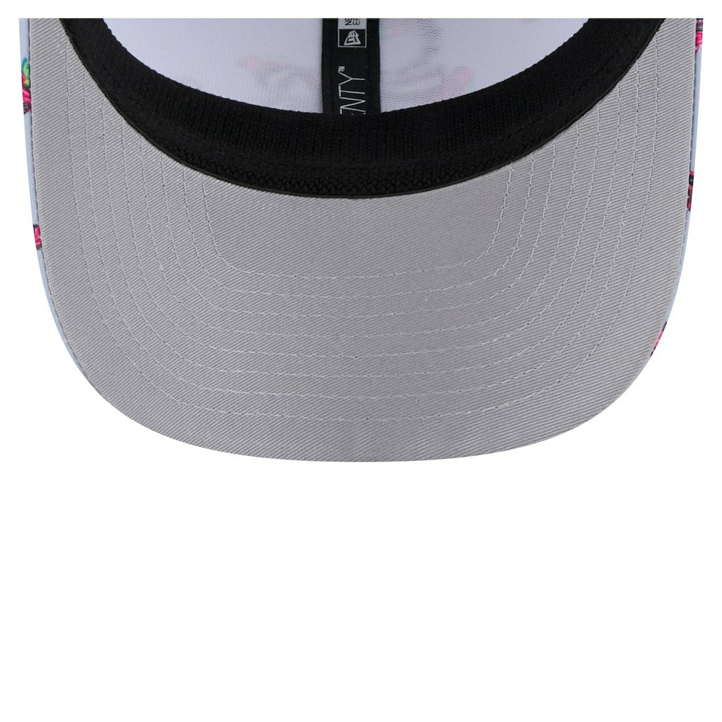 Philadelphia 76ers Adventure Aloha Pattern 9SEVENTY Stretch-Snap Hat Light Blue/Gray - New Era
