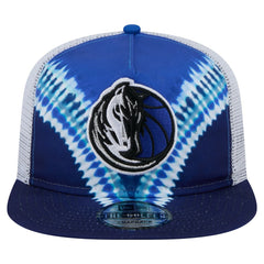 Dallas Mavericks Throwback Dye Golfer Snapback Hat Navy/Blue - New Era