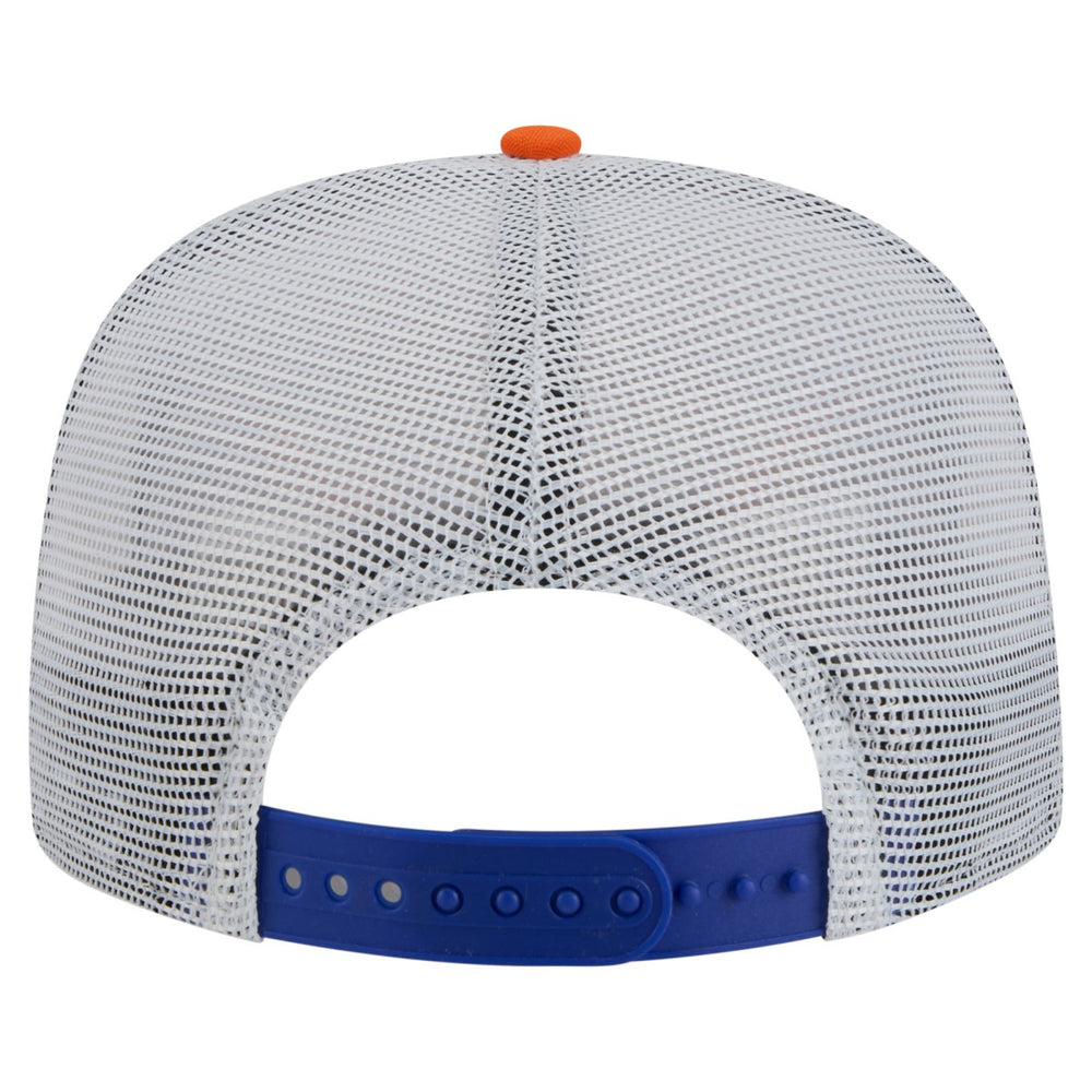 New York Knicks Throwback Dye Golfer Snapback Hat Blue/Orange - New Era