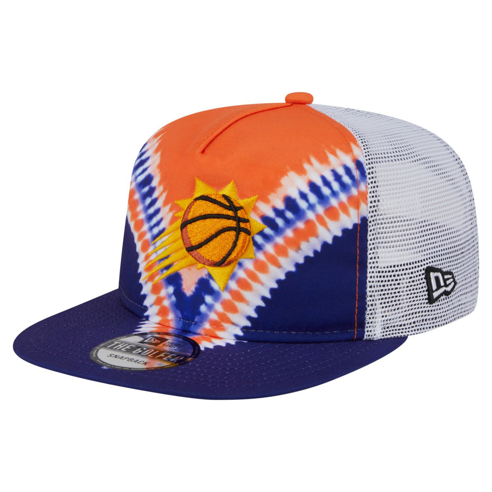 Phoenix Suns Throwback Dye Golfer Snapback Hat Purple/Orange - New Era