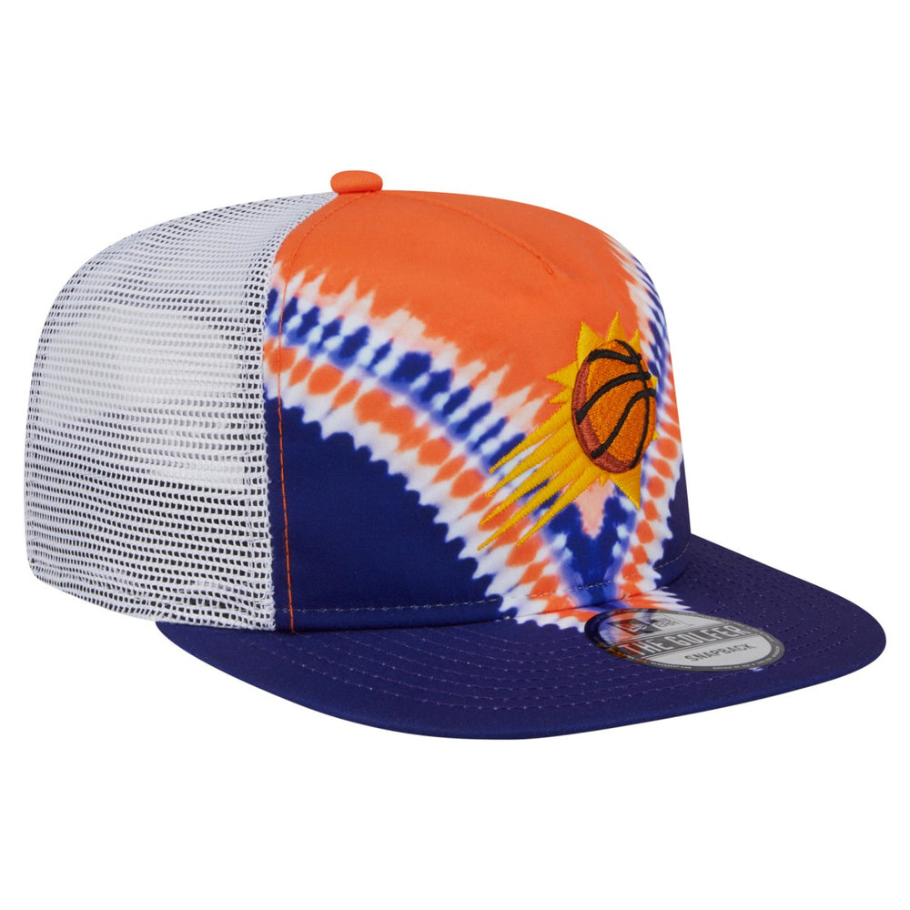 Phoenix Suns Throwback Dye Golfer Snapback Hat Purple/Orange - New Era