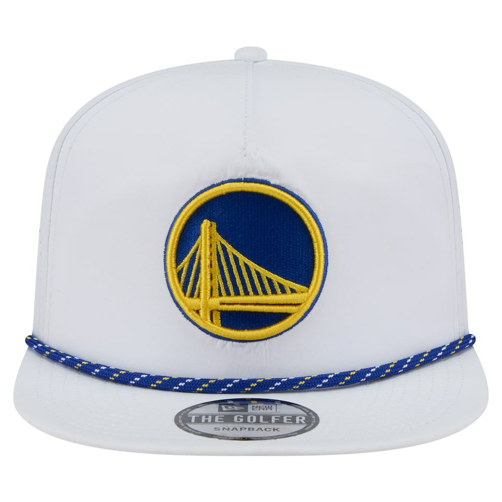 Golden State Warriors Performance Rope Golfer Adjustable Hat White - New Era