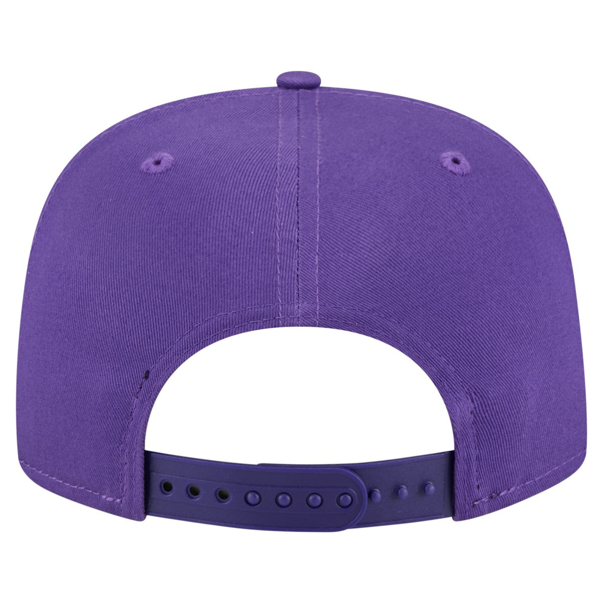 Los Angeles Lakers Team Text Golfer Snapback Hat Purple - New Era