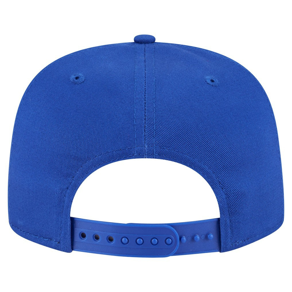 Philadelphia 76ers Team Text Golfer Snapback Hat Royal - New Era