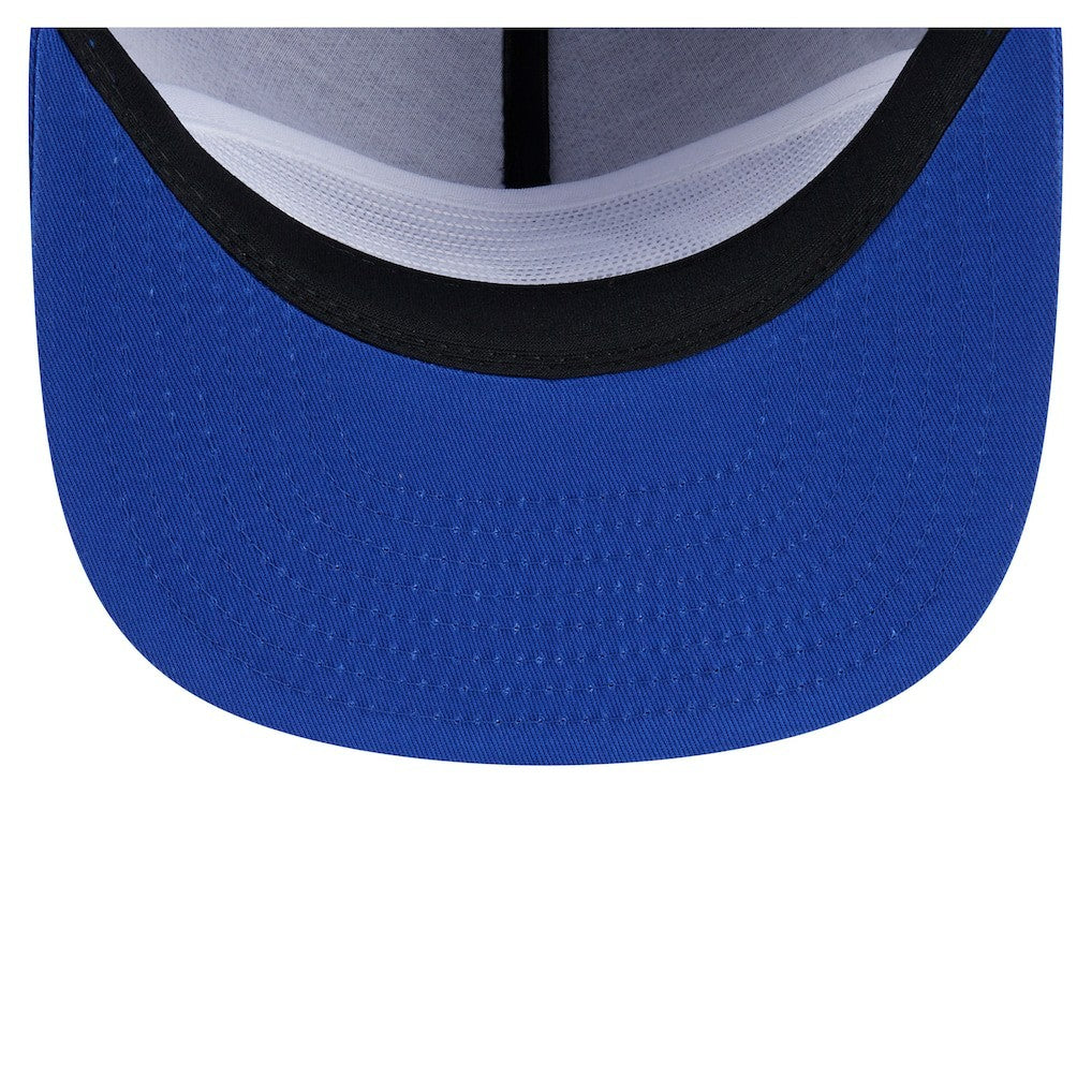 Philadelphia 76ers Team Text Golfer Snapback Hat Royal - New Era