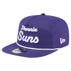 Phoenix Suns Team Text Golfer Snapback Hat Purple - New Era