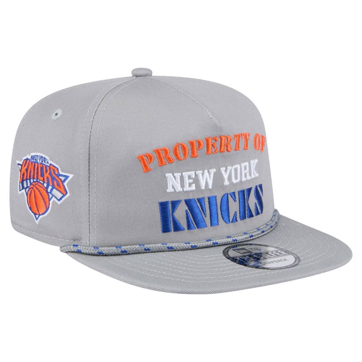 New York Knicks Throwback Property Of Golfer Snapback Hat Gray - New Era
