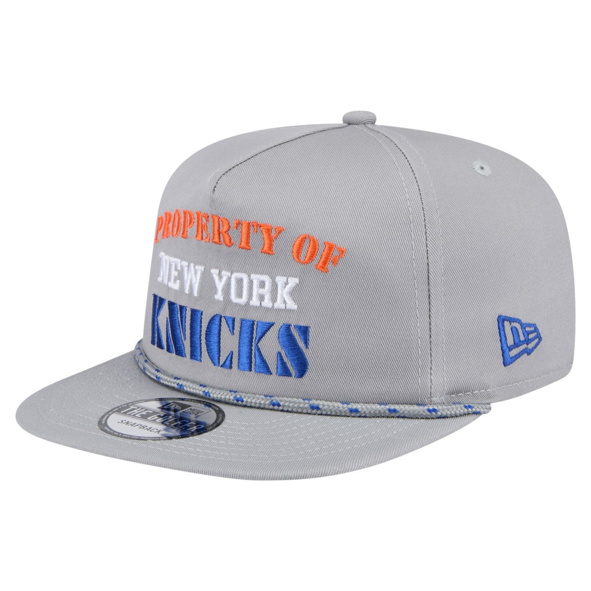 New York Knicks Throwback Property Of Golfer Snapback Hat Gray - New Era