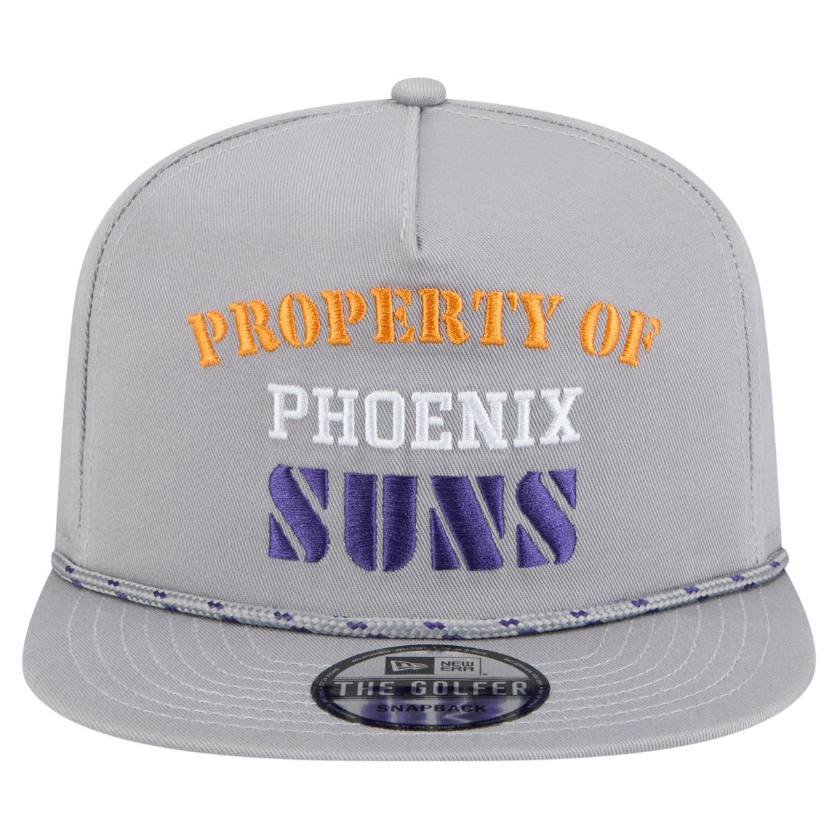 Phoenix Suns Throwback Property Of Golfer Snapback Hat Gray - New Era