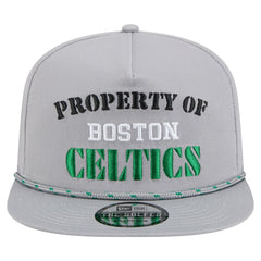 Boston Celtics Throwback Property Of Golfer Snapback Hat Gray - New Era