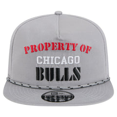 Chicago Bulls Throwback Property Of Golfer Snapback Hat Gray - New Era