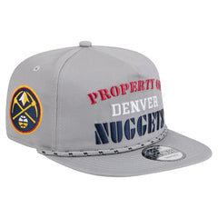 Denver Nuggets Throwback Property Of Golfer Snapback Hat Gray - New Era
