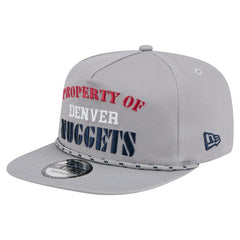 Denver Nuggets Throwback Property Of Golfer Snapback Hat Gray - New Era