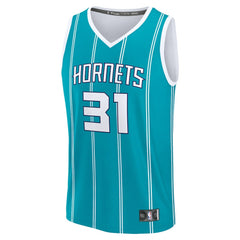 Tidjane Salaun Charlotte Hornets 2024 NBA Draft Fast Break Player Jersey Icon Edition Teal - Fanatics