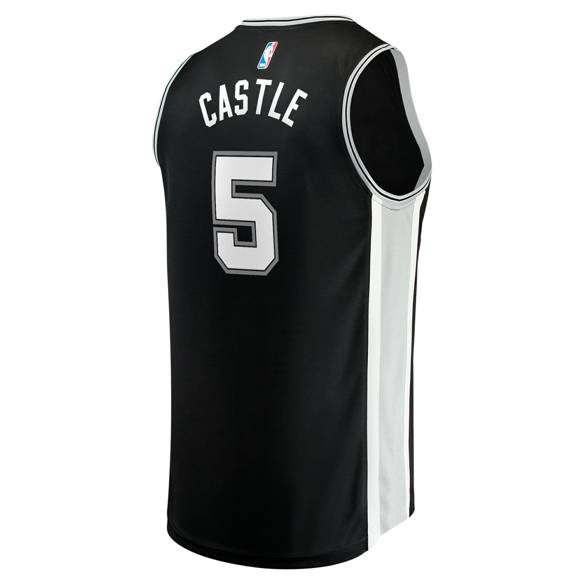 Stephon Castle San Antonio Spurs Youth 2024 NBA Draft Fast Break Player Jersey Icon Edition Black - Fanatics