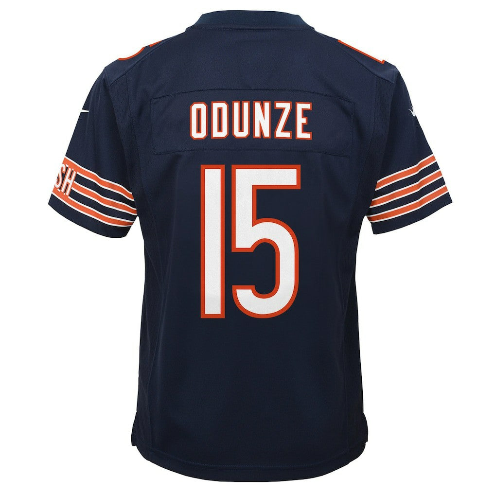 Rome Odunze Chicago Bears Youth Game Jersey - Navy Jerseys