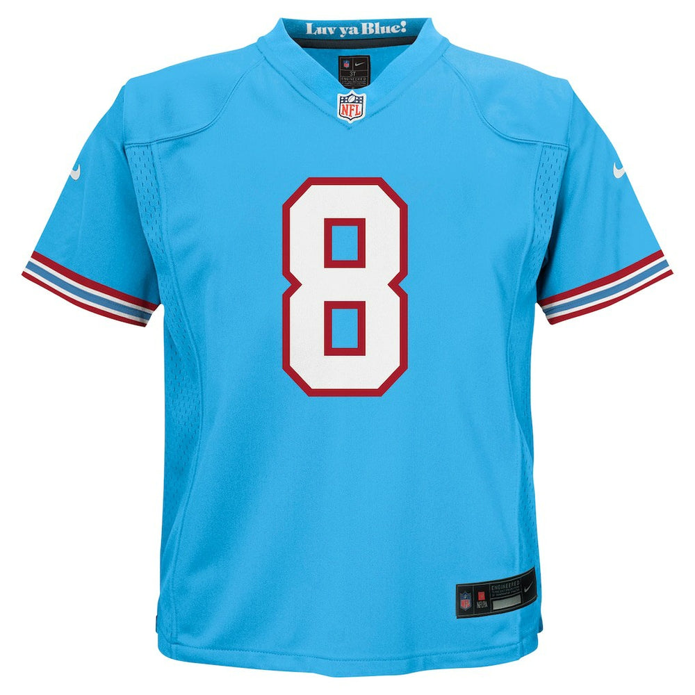 Will Levis Tennessee Titans Preschool Alternate Player Game Jersey - Light Blue Jerseys