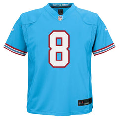 Will Levis Tennessee Titans Preschool Alternate Player Game Jersey - Light Blue Jerseys