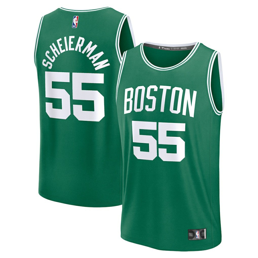 Baylor Scheierman Boston Celtics 2024 NBA Draft Fast Break Player Jersey Icon Edition Kelly Green - Fanatics