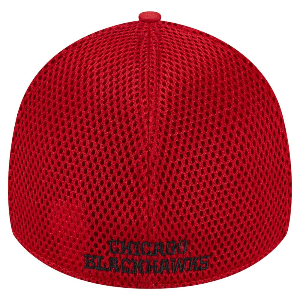 Chicago Blackhawks New Era Active Subtle Camo 39THIRTY Flex Hat - Red | US 201912179