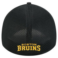 Boston Bruins New Era Linear Featherweight 39THIRTY Flex Hat - Black | US 201912196