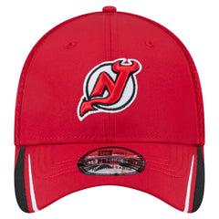 New Jersey Devils New Era Linear Featherweight 39THIRTY Flex Hat - Red | US 201912197