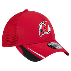 New Jersey Devils New Era Linear Featherweight 39THIRTY Flex Hat - Red | US 201912197