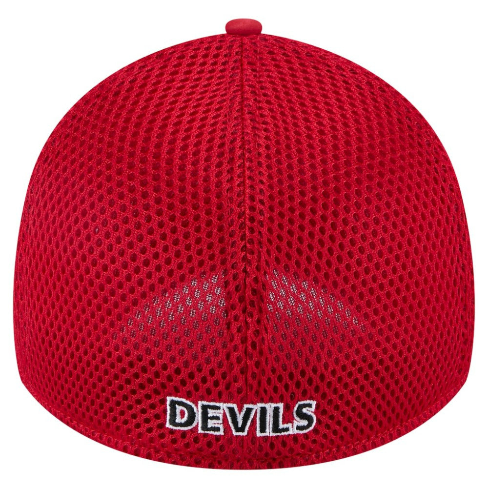 New Jersey Devils New Era Linear Featherweight 39THIRTY Flex Hat - Red | US 201912197