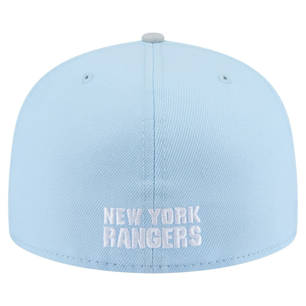 New York Rangers New Era Color Pack 2-Tone 59FIFTY Fitted Hat - Light Blue/Gray | US 201912224